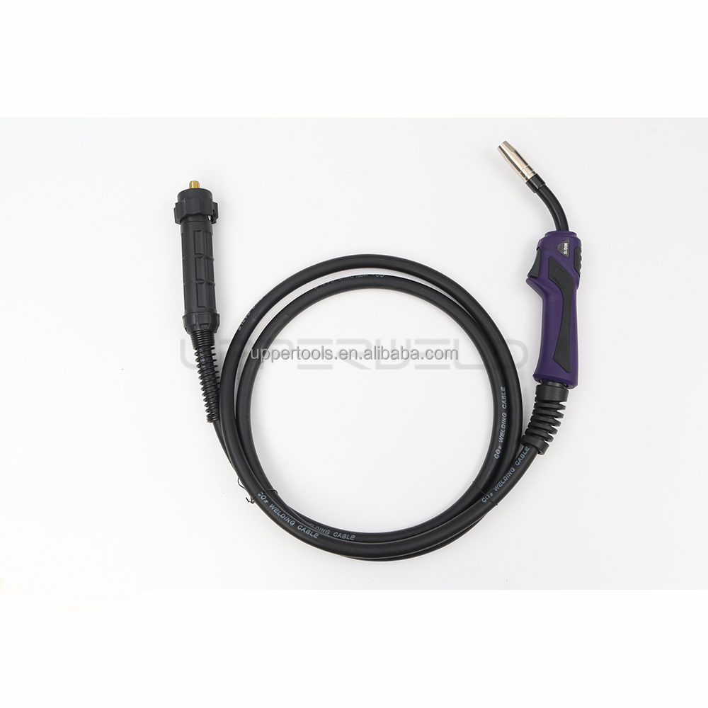 150A CO2 Mixed Gas Air Cooled MIG Welding Torch with Gas Nozzle and Durable Design