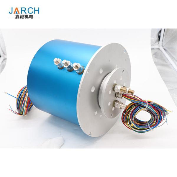 Big Current Slip Ring Contact 200A Bore Slip Rings Carbon Brush Holder Assembly