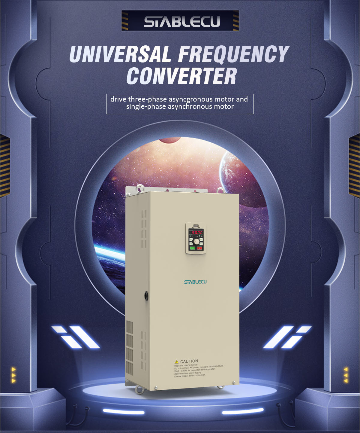 380V 440V VSD Frequency Inverter Three Phase 75KW Variable Speed Drive