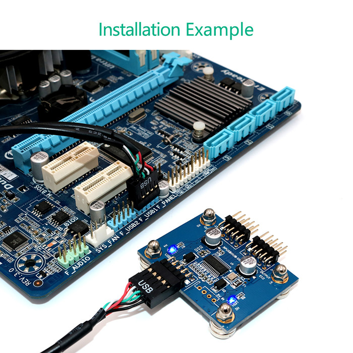 3mil Flexible PCB Wireless Usb 2.0 Hub Mouse 10mm Board 5V LED Indicator