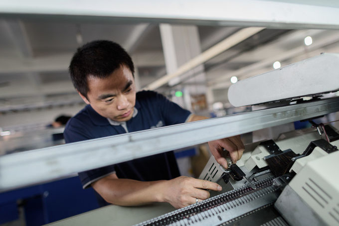 12G Double System Flat Knitting Machine With Power Failure Prevention
