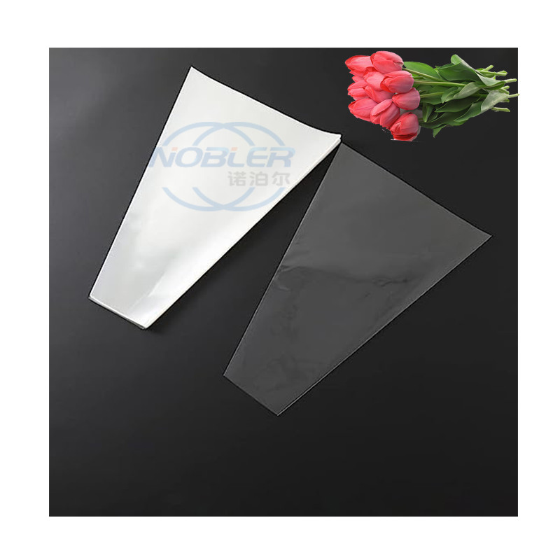 200Pcs Clear Plastic Rose Flower Bouquet Sleeves Cellophane Floral Wrapping Bags