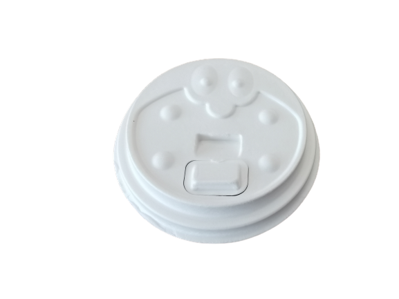 8 9cm Disposable Leakproof Bagasse Coffee Cup Lids
