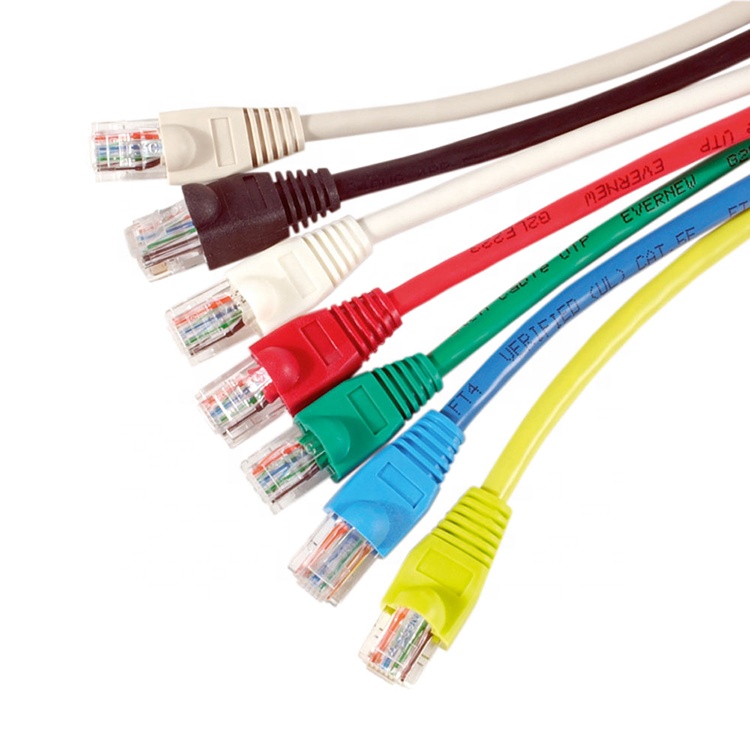 Customization Shield 1m 3m 5m 10m STP UTP Pure Cooper Cat5 Cat5e Cat6 Cat7 Cat8 RJ45 Patch Cord Lan Ethernet Network Cable