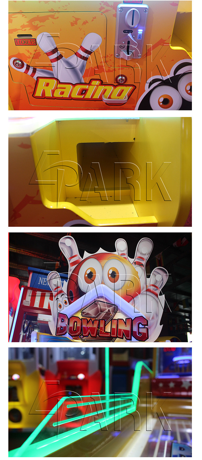 Arcade Basketball Style Pitching Ball Game Machine With High Gloss Painting