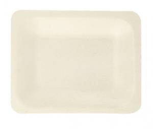 China Biodegradable Rectangular Disposable Wooden Plates tableware 200×125×20mm on sale