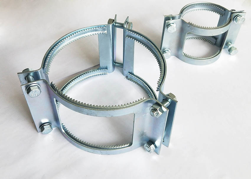 8 Inch Metal Heavy Duty Pipe Clamps SML Grip Collar Coupling For Drainage Piping System