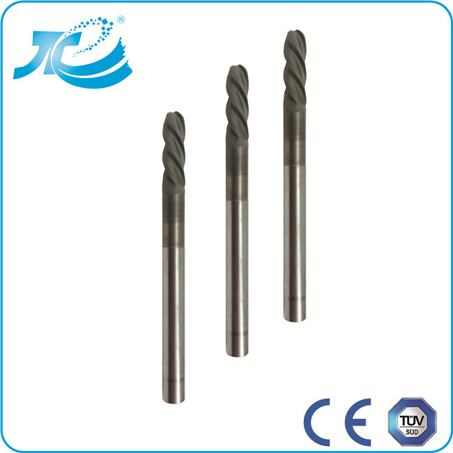 1mm 2mm 3mm Diameter 4 Flute End Mill for Stainless Steel / Roughing To Finishing