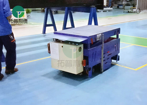 Large Capacity Self Propelled Multi Directional Battery Foundry Transfer Trailer