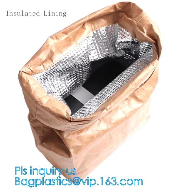 Custom Tyvek Paper Zipper Cosmetic Makeup Bag With Leather Handle,untearable tyvek zipper cosmetic bag,Environmentally f