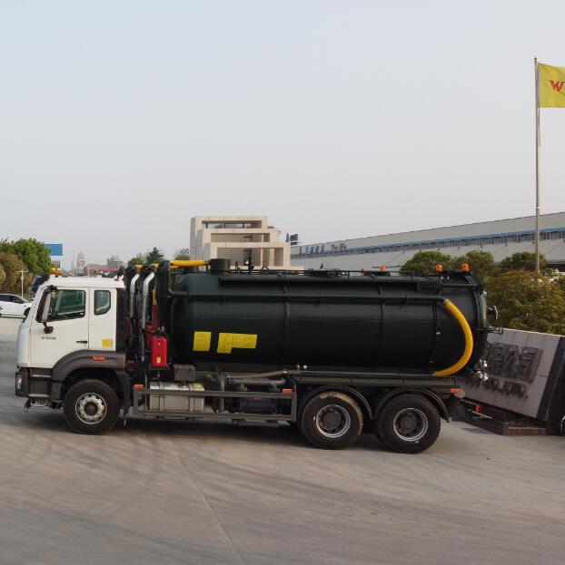 Sinotruk Howo new 6X4 18CBM sludge vacuum Sewage Suction tank truck used pump sewage trucks vehicle