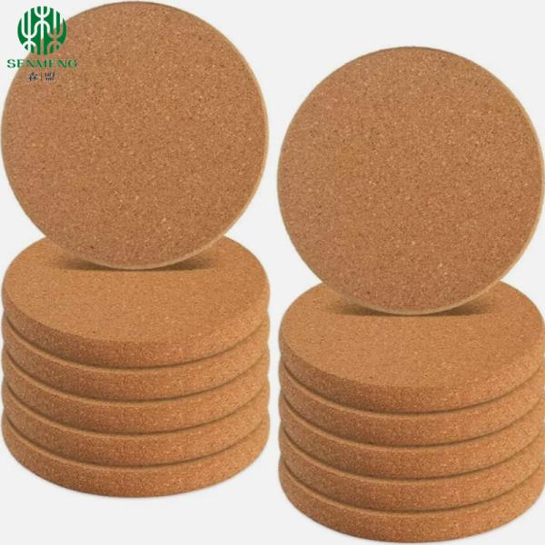 Absorbent Cork Coasters For Hot Drinks at Home,Office,Restauarnts With Custom