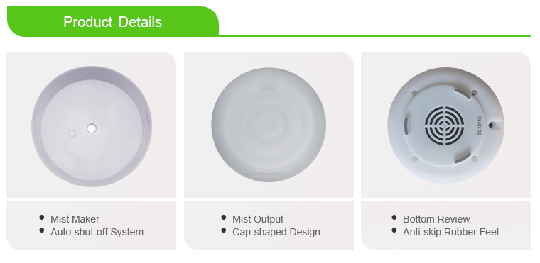 Working Time Settable 400ml Aroma Diffuser With Alarm Clock