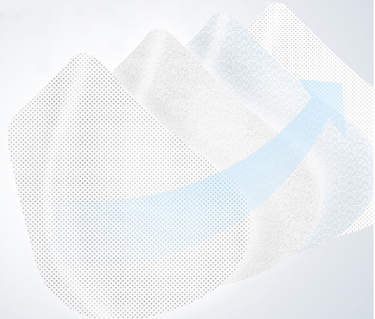 99% Filtering Rate KN95 Face Mask With Adjustable Nose Clip 13x15x0.5 Cm