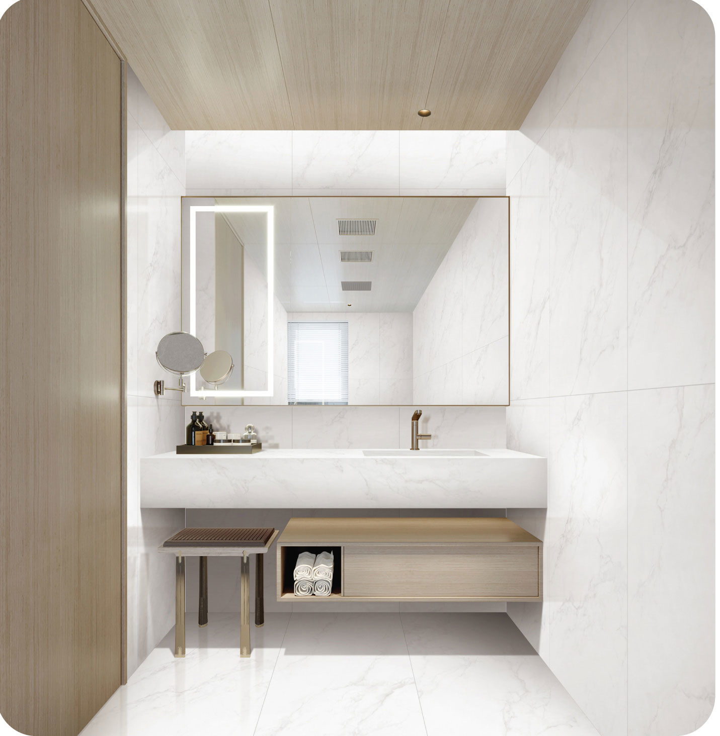 Indoor Floor Vintage Tiles 750x1500mm and Baby Face Glazed Porcelain Tile for Building and Dining Room