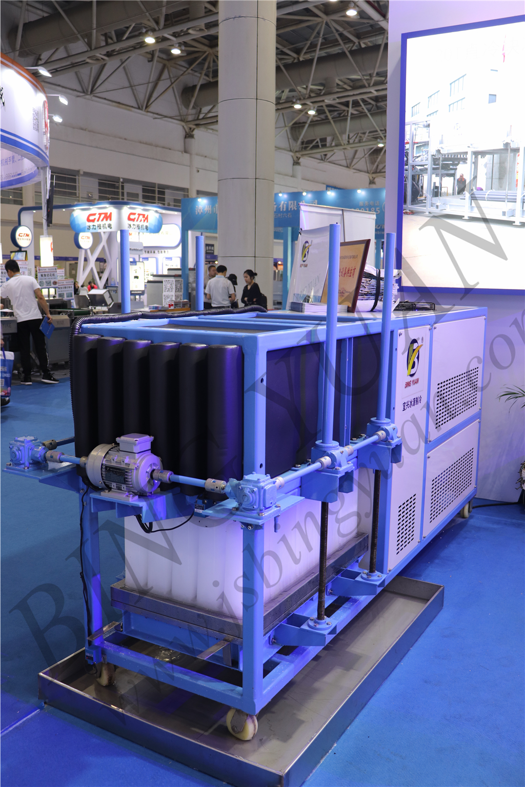 Yixing ICS Refrigeration High Quality, Low price Direct System Block Ice Machine 1 ton/24 h