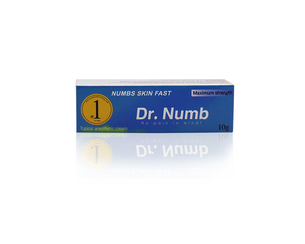 DR NUMB 10g Tattoo Painless Cream Lidocaine Cream Permanent Makeup Numbing Cream Eyeliner Tattoo Numb Cream