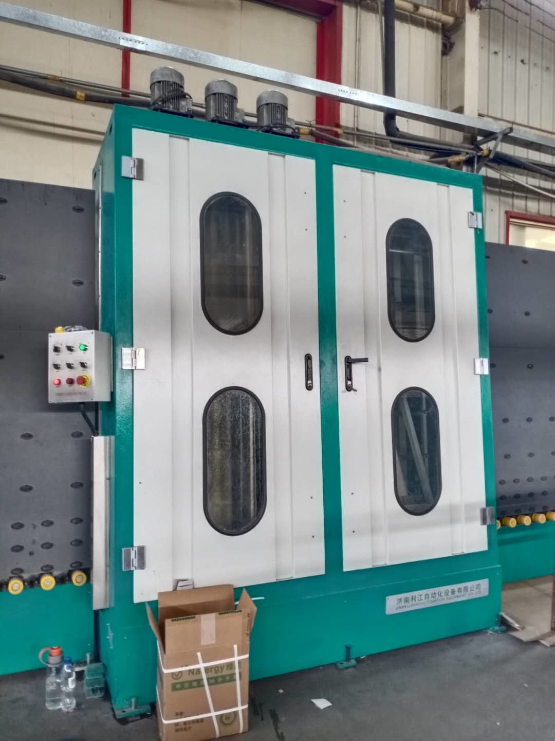 Automatic Horizontal Glass Washer Flat Glass Washer 2-10m/Min Glass Processing