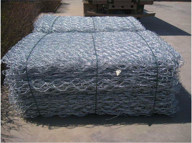 4x1x1m Galvanized Gabion Box Anti Corrosion Hexagonal Woven Mesh