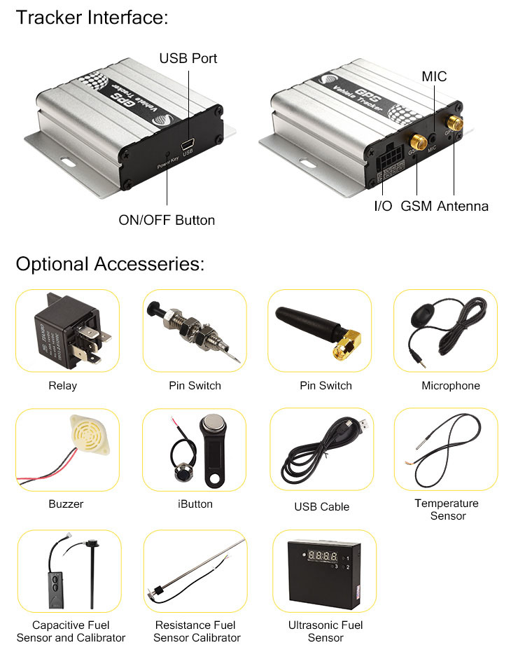 2D RMS 38Hours Standby Mini Gps Magnetic Tracker With Engine Disable