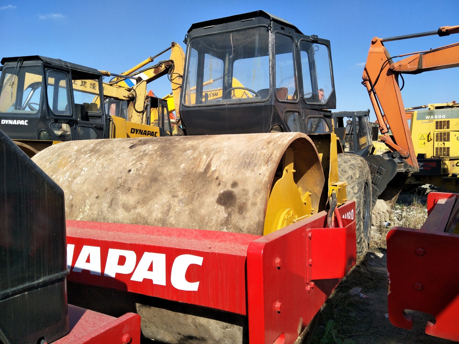 Used Dynapac Vibratory Roller , Used CA25`D CA25D CA30D Single Drum Road Roller