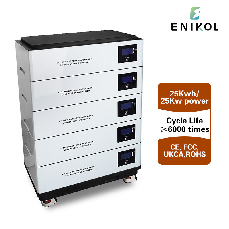 Lithium Ion Batteries Stackable 10kwh 20kwh Rechargeable Solar LiFePO4 Battery 48v