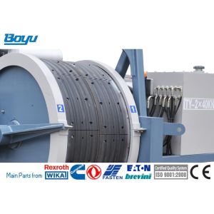 Overhead Line Hydraulic Tension Machine Max Continuous Pull 2x40kN