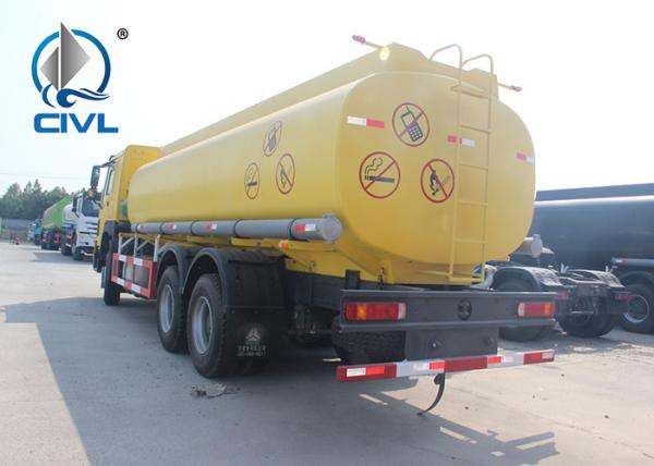SINOTRUK HOWO7 Oil Storage Gasoline Tanker Liquid Truck With 25000L Tanker