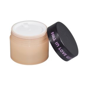 China Plastic PP Double Layer Cream Jar 50g With White Lid on sale