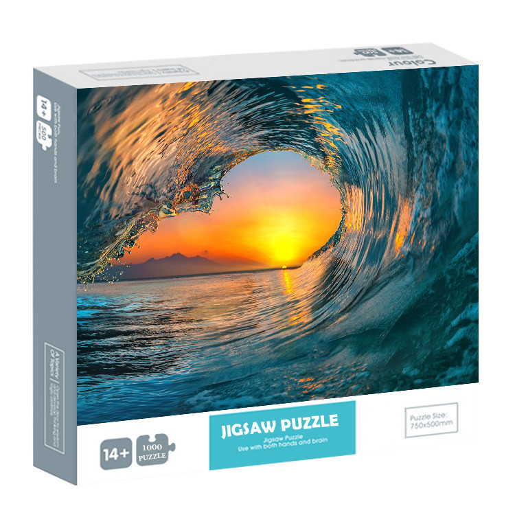 3D 1000 Piece Jigsaw Puzzles , 1.8mm Custom Made Jigsaw Puzzles