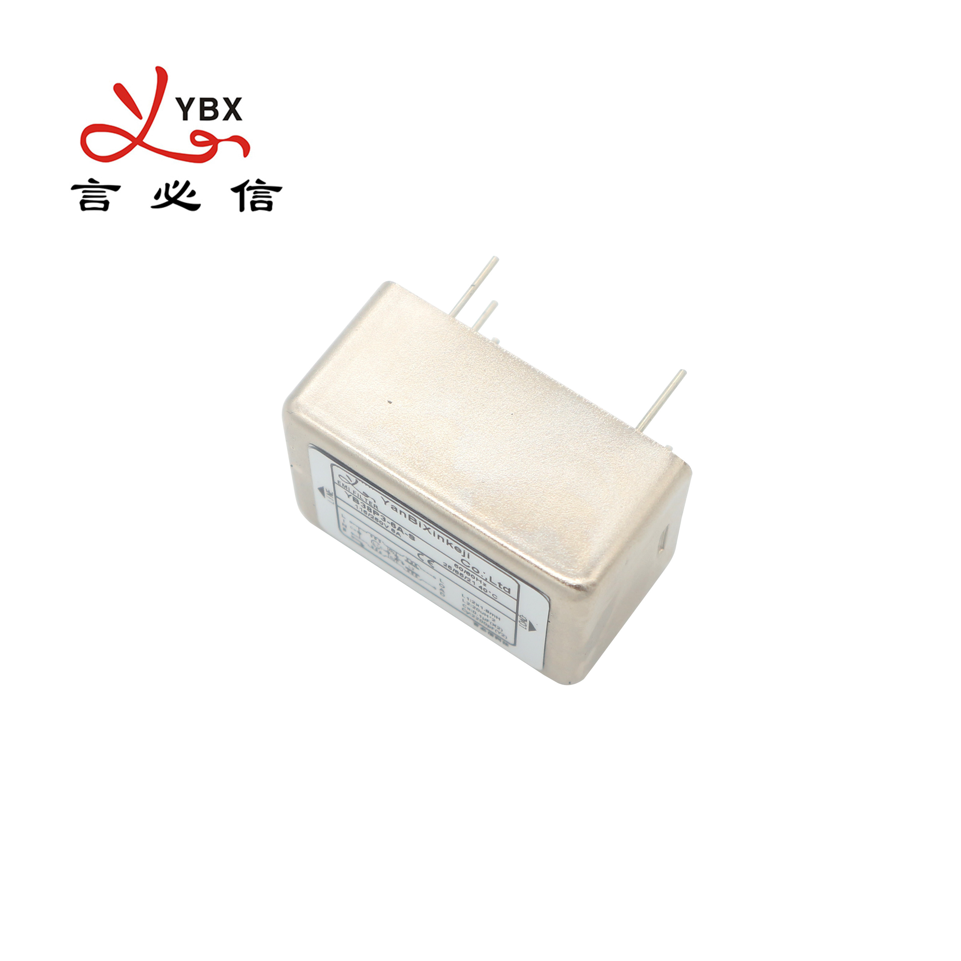 Yanbixin 250V 16A Plastic Power Supply Noise Filter For White Household Appliance
