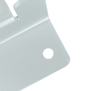 3.94*2.6 White Power Black Solar Panel Z Bracket Mount Lightweight Anodized Aluminum Mounting Brackets