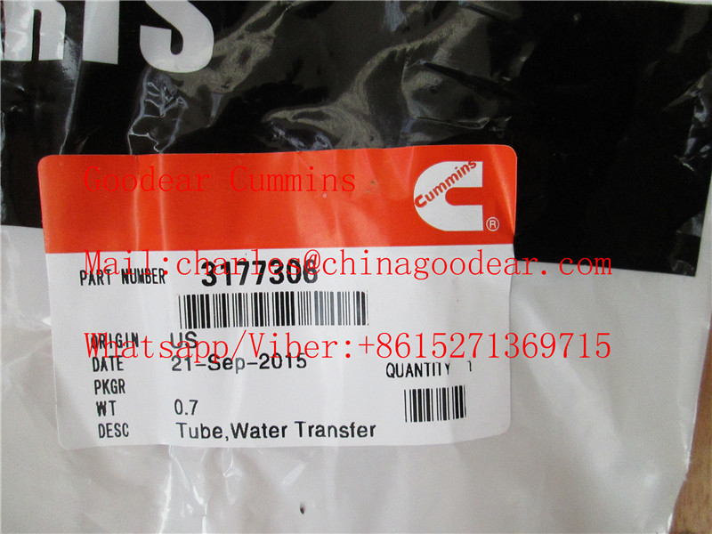 Chongqing k38/k50 diesel engine water transfer tube 3177306