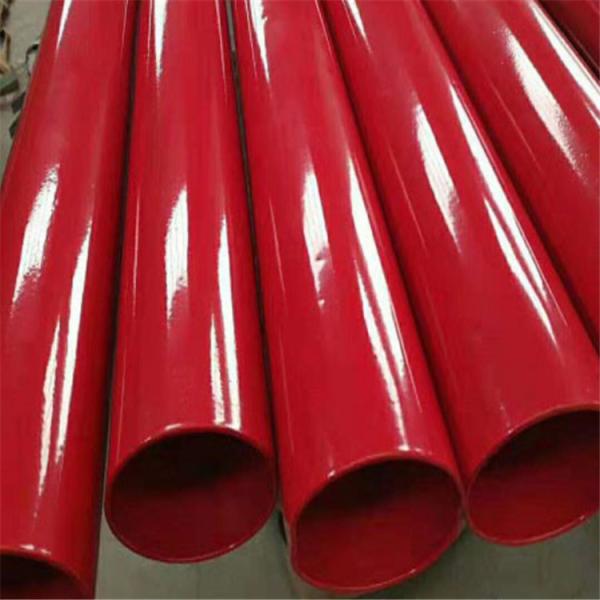 Plastic Coated Steel Pipe Hot Dip Galvanized Steel Pipe Red Fire Steel Pipe With