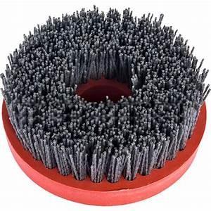 4" / 5" Snail Lock Antique Stone Brush Chemical Stability For Engineered Stone