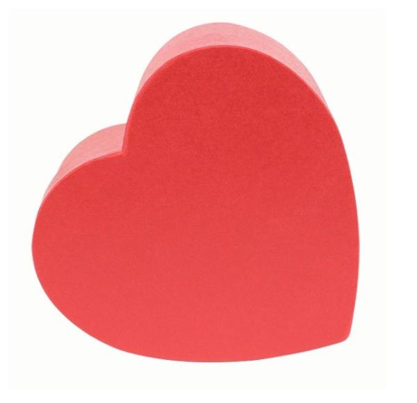 Cardboard heart shape gift box Foam Insert High Quality Custom Ring Packaging