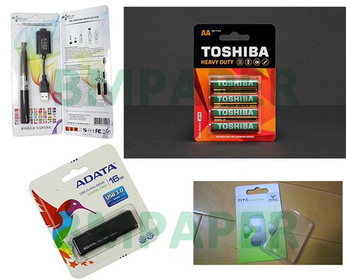 300gsm 350gsm Blister Board White Back For Toothbrush Package 101 x 72cm 