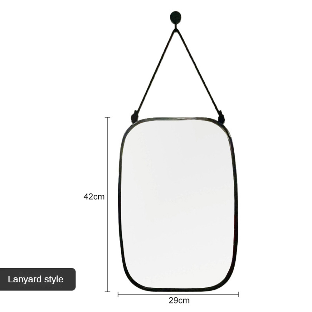 Wall Mirror for Bathroom Decorative Antique Round Belly Vintage Sticker Plastic Frame