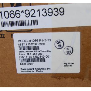 1066-P-HT-73 Emerson Rosemount 1066 Single Channel Transmitter