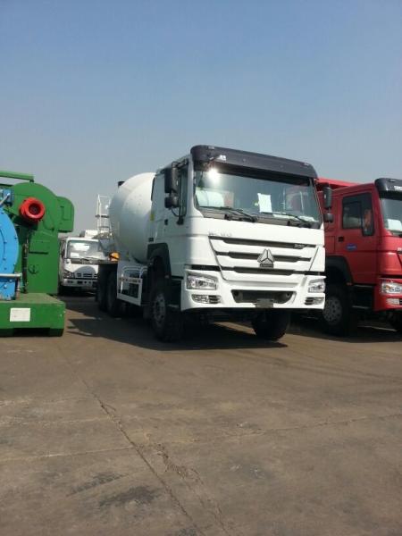 8M3 336hp 6x4 10 Tire Concrete Mixing Equipment With 1 Spare Tire And Air