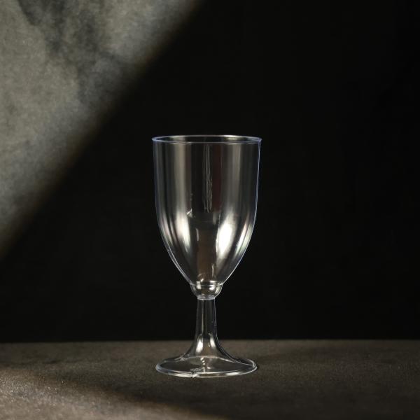 7OZ Disposable Plastic Goblet Cup PS Plastic Cups For Cold Drink FDA / SGS