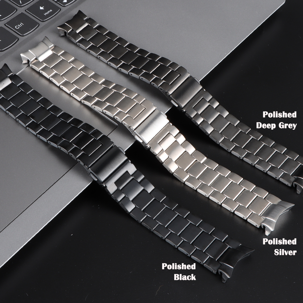 Folded Safety Buckle Metal Watchband for SamSung Watch 5 100% Professional QC Passed