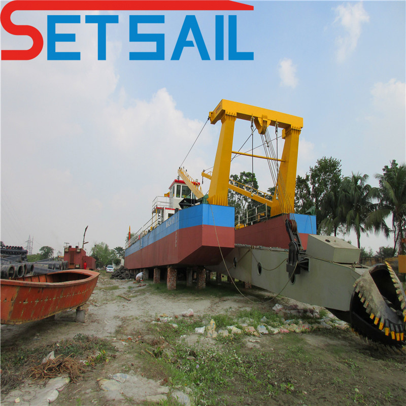 Siemens PLC Diesel Cutter Suction Dredger for River Sand