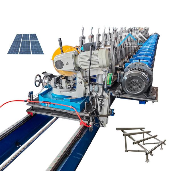 Flying Cutting Hydraulic Punching Hole High Speed Unistruct C Channel Roll