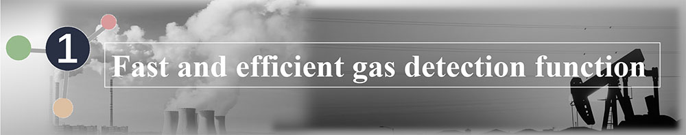 Black Handheld Multi Gas Detector , Five In One Gas Flow Detector MS500 IP66