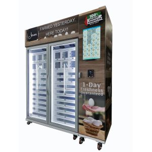 Unmanned Retail Store Cooling Locker Vending Machine To Sell Egg Fruit Meat