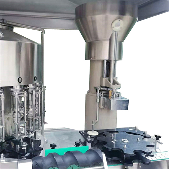 Aluminum Cap Crown Capping Machine , Food Industry Bottle Cap Sealing Machine