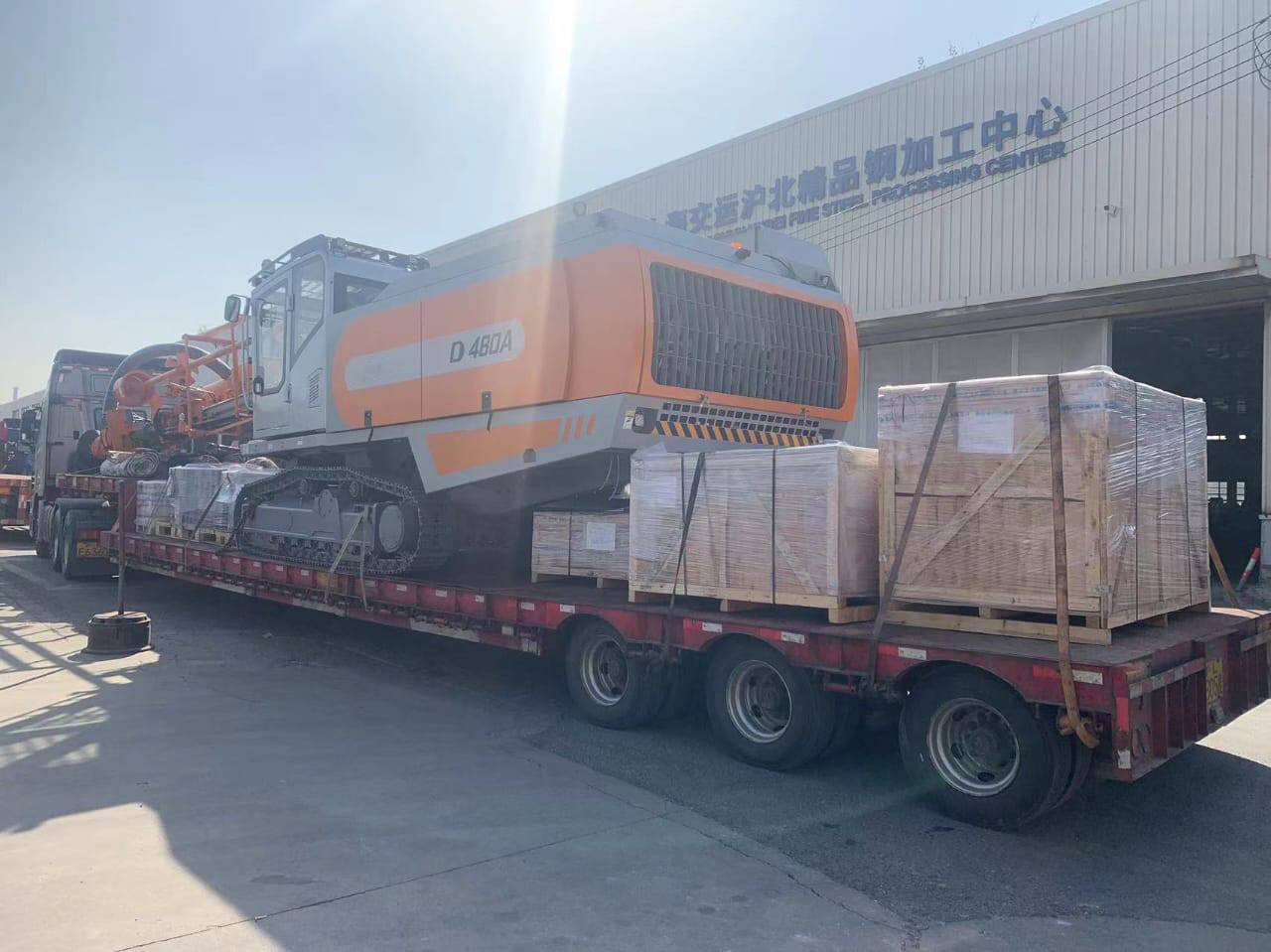 25 Bar 362.5 Psi 33 M3 / Min Air Compressor D480A Dth Integrated Rock Drill Rig
