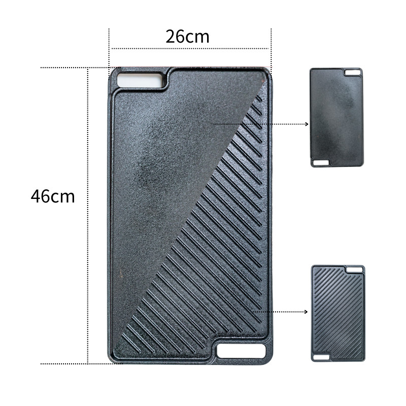 18 Inch Reversible Cast Iron Grill Griddle With Excellent Heat Retention