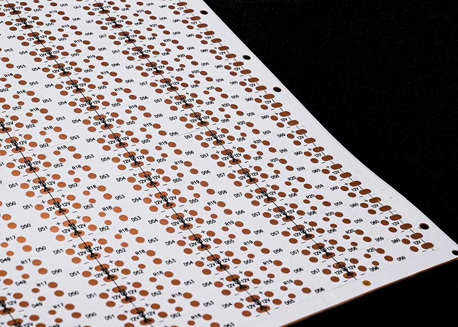 12V FPCB Flexible LED Strip Circuit Board Double Sided With 60 LED Light Beats